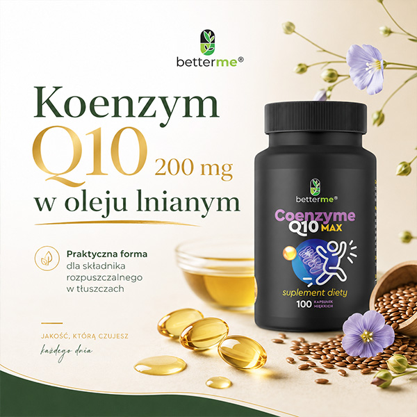 Koenzym Q10 BetterMe dla aktywnych